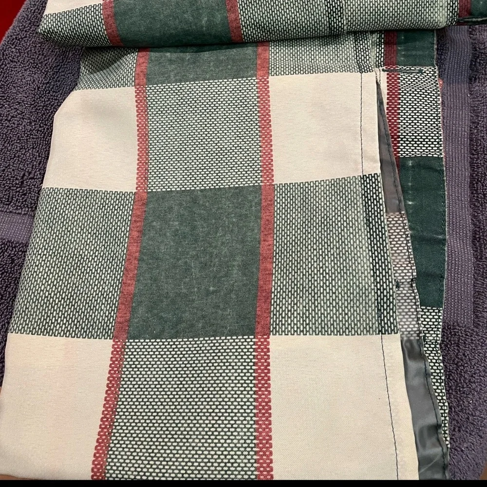 TY Pennington, “Sears” Style, Bali Hai Shower Curtain Hooks & Shower Curtains